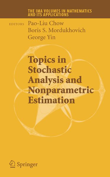 Produktbild: Topics in Stochastic Analysis and Nonparametric Estimation