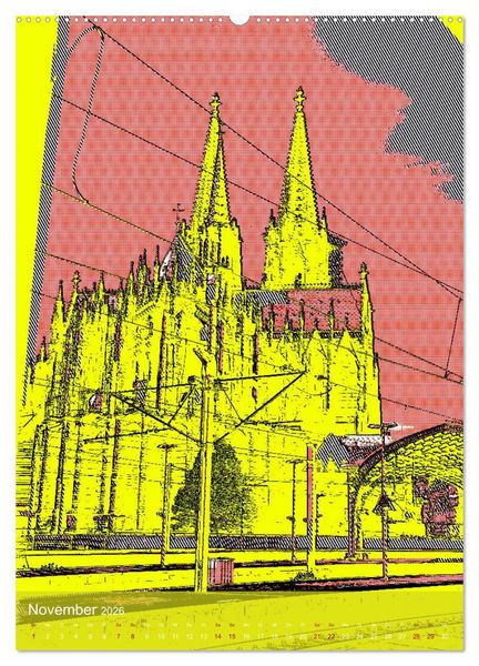 Produktbild: Pop-Artiges K&ouml;ln (Wandkalender 2026 DIN A2 hoch), CALVENDO Monatskalender