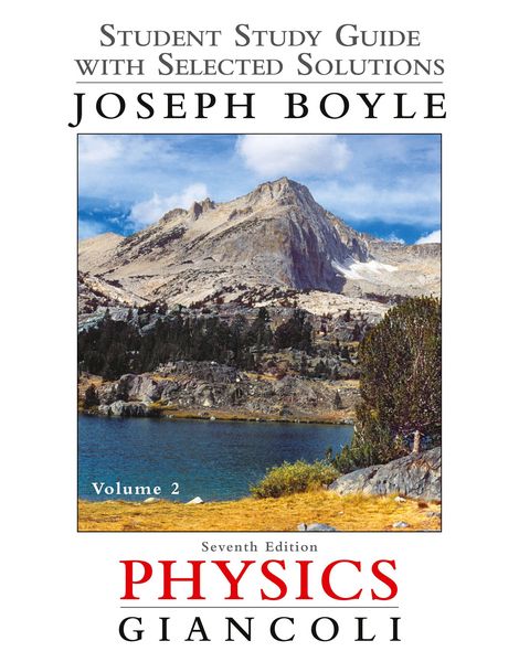 Produktbild: Student Study Guide and Selected Solutions Manual for Physics: Principles with Applications, Volume 2
