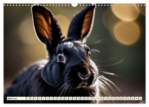 Produktbild: M&uuml;mmelm&auml;nner - Goldige Kaninchen (Wandkalender 2026 DIN A3 quer), CALVENDO Monatskalender