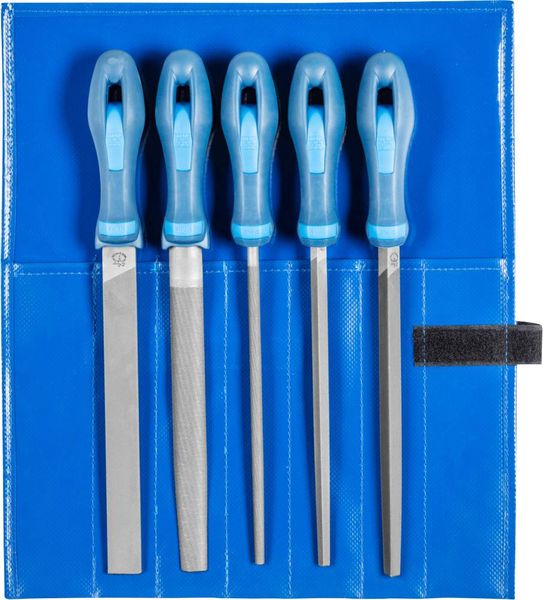 Produktbild: PFERD TOOLS 11800533 Werkstattfeilen-Set Hieb 3 in PVC-Rolltasche L&auml;nge 200 mm 1 St.