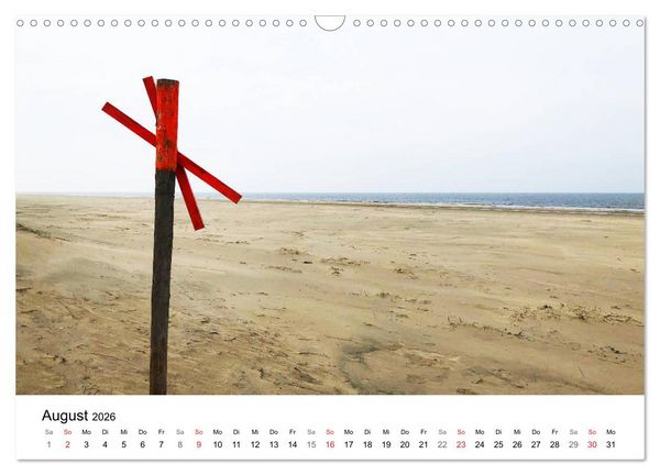 Produktbild: Borkum - Wo die Zeit still steht. (Wandkalender 2026 DIN A3 quer), CALVENDO Monatskalender