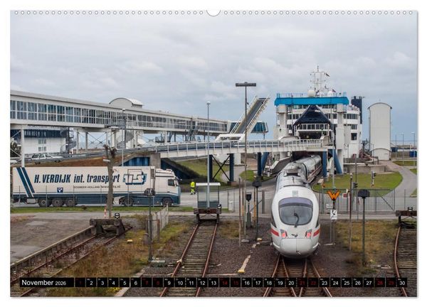 Produktbild: Norddeutsche Eisenbahnen (Wandkalender 2026 DIN A2 quer), CALVENDO Monatskalender