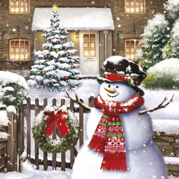 Produktbild: Idena Servietten Weihnachtsmotive 33x33cm, verschiedene Motive