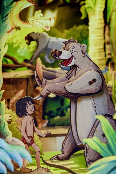 Produktbild: Book Nook DIY B&uuml;cherecke Disney Das Dschungelbuch