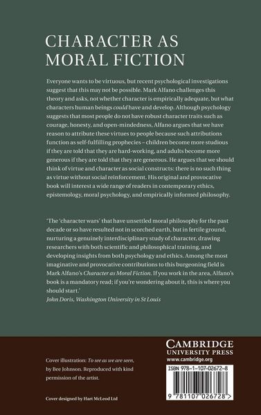 Produktbild: Character as Moral Fiction