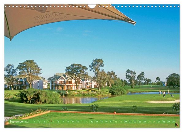 Produktbild: Golfparadiese der Welt (Wandkalender 2027 DIN A3 quer), CALVENDO Monatskalender