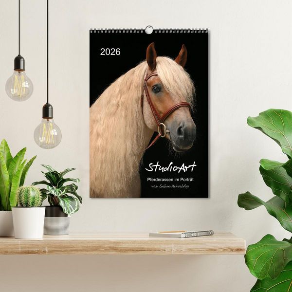 Produktbild: StudioArt Pferderassen im Portr&auml;t (Wandkalender 2026 DIN A3 hoch), CALVENDO Monatskalender