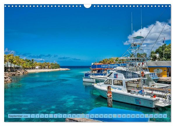 Produktbild: Cura&ccedil;ao - bunte Insel in der Karibik (Wandkalender 2026 DIN A3 quer), CALVENDO Monatskalender