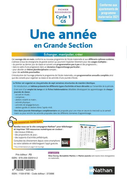 Produktbild: Une ann&eacute;e en grande section, cycle 1, GS