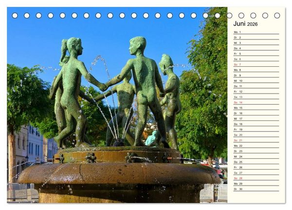 Produktbild: Zwickau - Stadt an der Mulde (Tischkalender 2026 DIN A5 quer), CALVENDO Monatskalender
