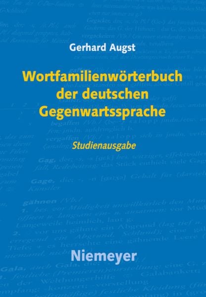 Produktbild: Wortfamilienw&ouml;rterbuch der deutschen Gegenwartssprache