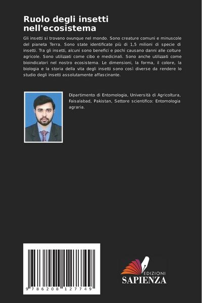 Produktbild: Ruolo degli insetti nell'ecosistema