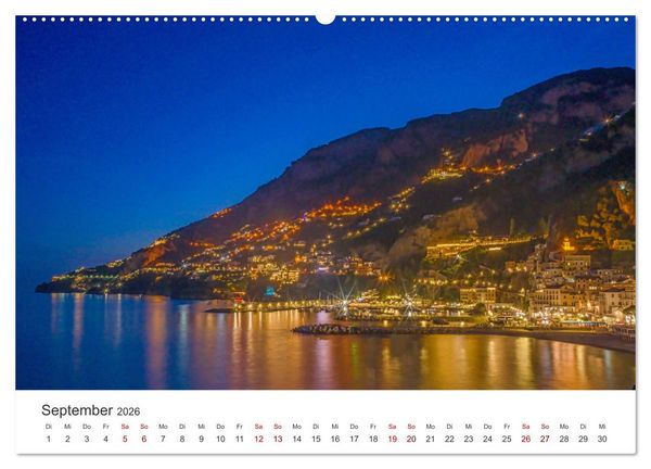 Produktbild: Malerische Amalfik&uuml;ste (hochwertiger Premium Wandkalender 2026 DIN A2 quer), Kunstdruck in Hochglanz