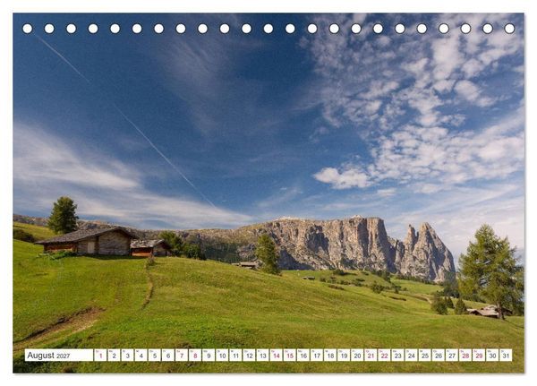 Produktbild: Zauberhaftes S&uuml;dtirol (Tischkalender 2027 DIN A5 quer), CALVENDO Monatskalender