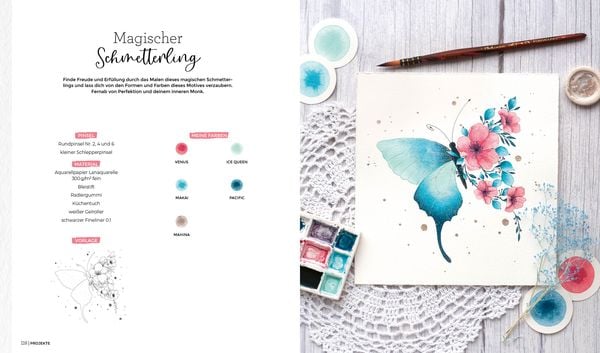 Produktbild: Watercolor&nbsp;&ndash; Fabelhafte Bl&uuml;tenwelten
