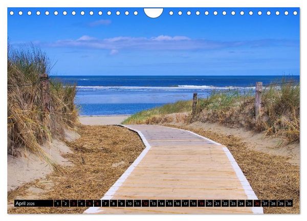 Produktbild: Langeoog - Sch&ouml;nste Insel Ostfrieslands (Wandkalender 2026 DIN A4 quer), CALVENDO Monatskalender