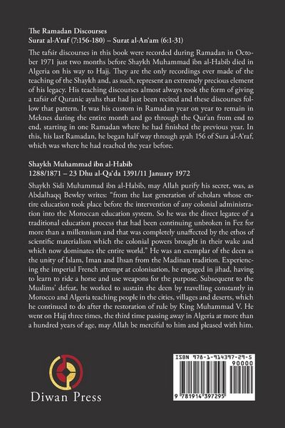 Produktbild: The Ramadan Discourses of Shaykh Muhammad ibn al-Habib