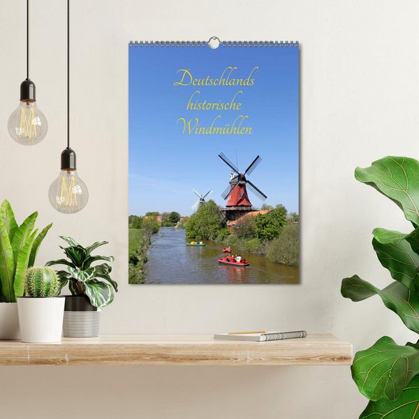 Produktbild: Deutschlands historische Windm&uuml;hlen (Wandkalender 2026 DIN A3 hoch), CALVENDO Monatskalender
