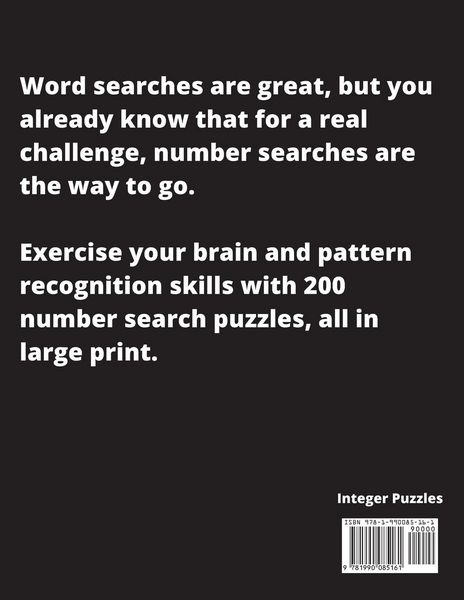 Produktbild: Number Search Puzzle Book