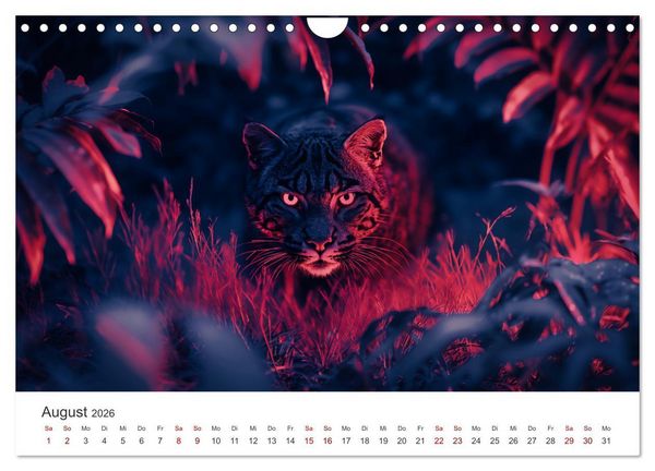 Produktbild: Die Seele des Dschungels - Eine Reise in tropische Wildnis (Wandkalender 2026 DIN A4 quer), CALVENDO Monatskalender