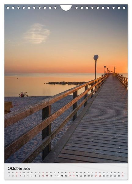Produktbild: Fischland-Dar&szlig;-Zingst - Im Licht des Nordens (Wandkalender 2026 DIN A4 hoch), CALVENDO Monatskalender