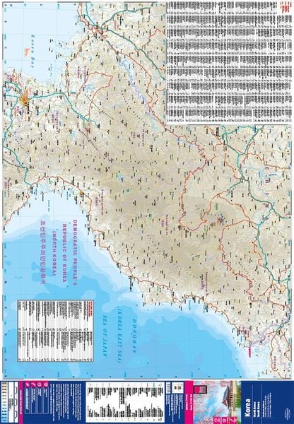 Produktbild: Reise Know-How Landkarte Korea, Nord und S&uuml;d (1:700.000)