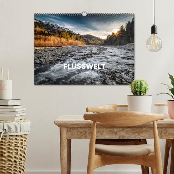 Produktbild: Flusswelt Schweiz (Wandkalender 2026 DIN A3 quer), CALVENDO Monatskalender