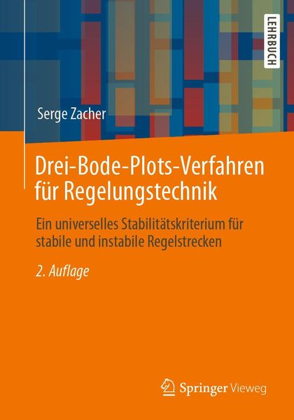 Produktbild: Drei-Bode-Plots-Verfahren f&uuml;r Regelungstechnik