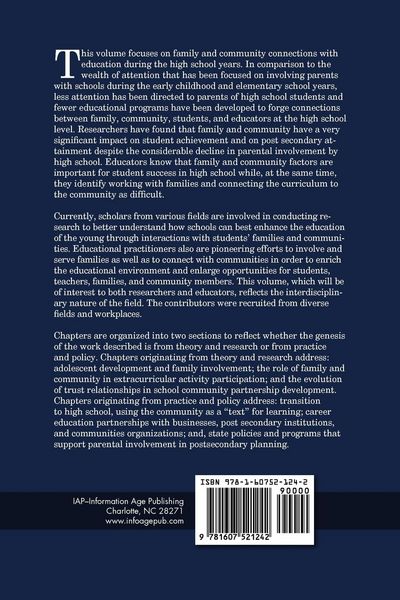Produktbild: Promising Practices for Family and Community Involvement during High School (PB)