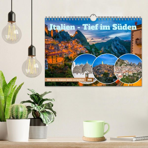 Produktbild: Italien - Tief im S&uuml;den (Wandkalender 2026 DIN A4 quer), CALVENDO Monatskalender