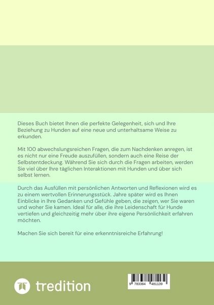 Produktbild: Hundemensch - 100 Fragen an mich selbst