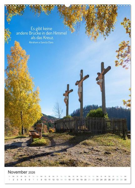 Produktbild: Christliche Natur-Poster 2026 (hochwertiger Premium Wandkalender 2026 DIN A2 hoch), Kunstdruck in Hochglanz