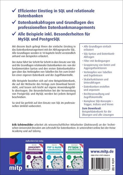 Produktbild: SQL Schnelleinstieg