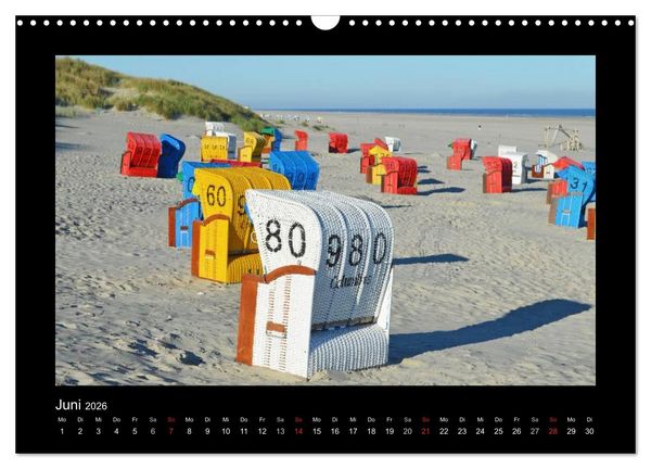 Produktbild: Juist &ndash; Insel im Wattenmeer (Wandkalender 2026 DIN A3 quer), CALVENDO Monatskalender