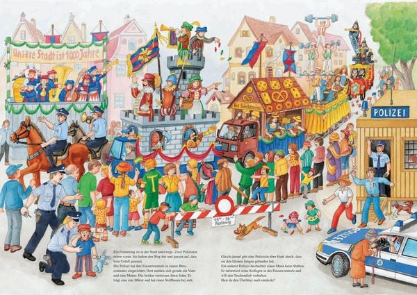 Produktbild: Wimmelbuch Polizei f&uuml;r Kinder ab 3 Jahren