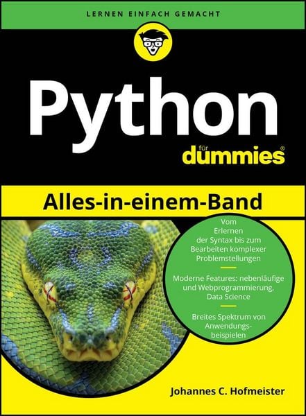 Produktbild: Python Alles-in-einem-Band f&uuml;r Dummies