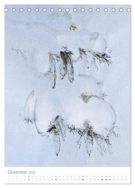 Produktbild: Jahreszeiten in Stil japanischer Malerei - Kunst (Tischkalender 2026 DIN A5 hoch), CALVENDO Monatskalender