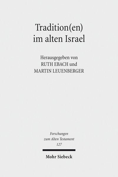 Produktbild: Tradition(en) im alten Israel