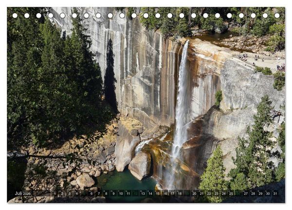 Produktbild: Yosemite Nationalpark (Tischkalender 2026 DIN A5 quer), CALVENDO Monatskalender