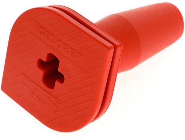 Produktbild: Gedore 108 UNI - Handschutzgriff PVC f.Mei&szlig;el rot 8658500