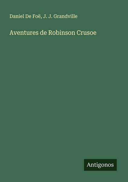 Produktbild: Aventures de Robinson Crusoe