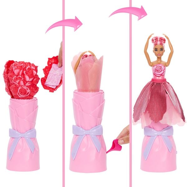 Produktbild: Barbie Flower Surprise Puppe - rote Rose