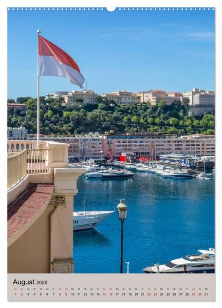Produktbild: C&Ocirc;TE D&rsquo;AZUR Cannes, Monaco und Nizza (hochwertiger Premium Wandkalender 2026 DIN A2 hoch), Kunstdruck in Hochglanz