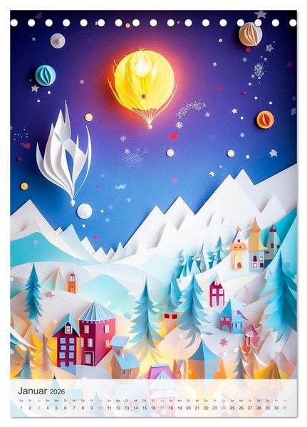 Produktbild: Mein Traumland (Tischkalender 2026 DIN A5 hoch), CALVENDO Monatskalender