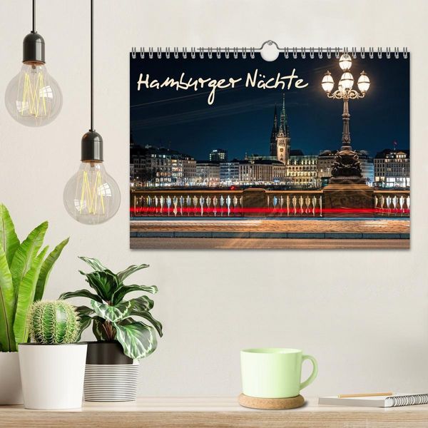 Produktbild: Hamburger N&auml;chte (Wandkalender 2027 DIN A4 quer), CALVENDO Monatskalender