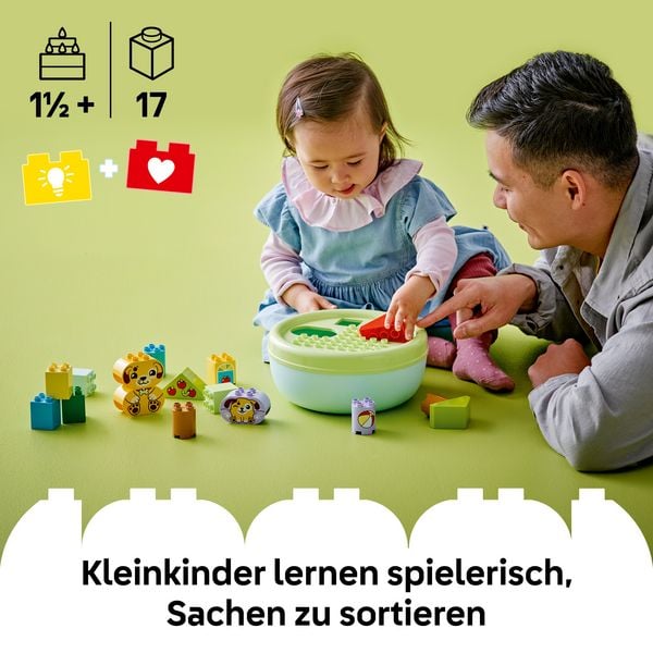 Produktbild: LEGO DUPLO 10441 Formsortierer: Welpenhaus, Kinder Montessori Spielzeug