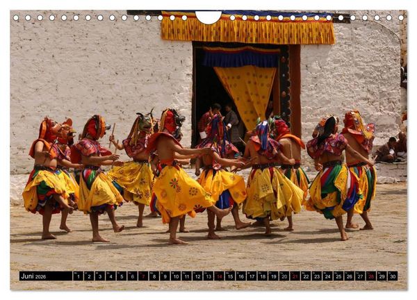 Produktbild: Druk Yul - Szenen aus Bhutan (Wandkalender 2026 DIN A4 quer), CALVENDO Monatskalender