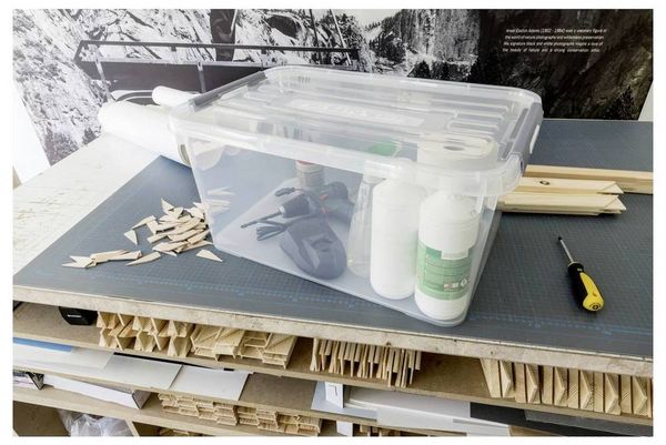 Produktbild: Curver 243819 Kunststoffbox HANDY+ geschlossen, stapelbar (B x H x T) 400 x 290 x 600 mm Transparent 1 St.