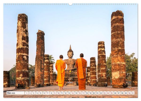Produktbild: Thailand - Postkarten aus dem Land des L&auml;chelns (Wandkalender 2026 DIN A2 quer), CALVENDO Monatskalender
